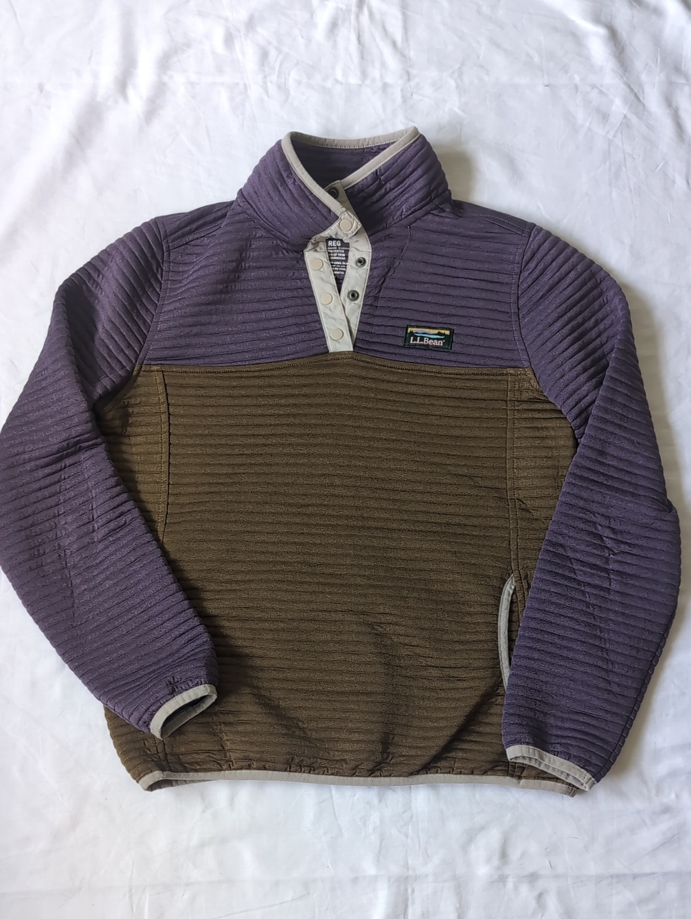L.L. Bean Women's Two-Tone Airlight Pullover